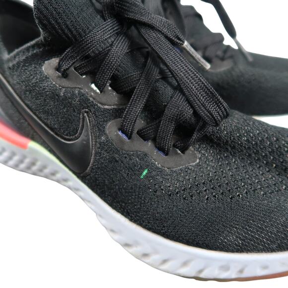 Nike Shoes Womens 6.5 Sneakers Epic React Flyknit Trainer Athletic Running Black - Picture 11 of 12